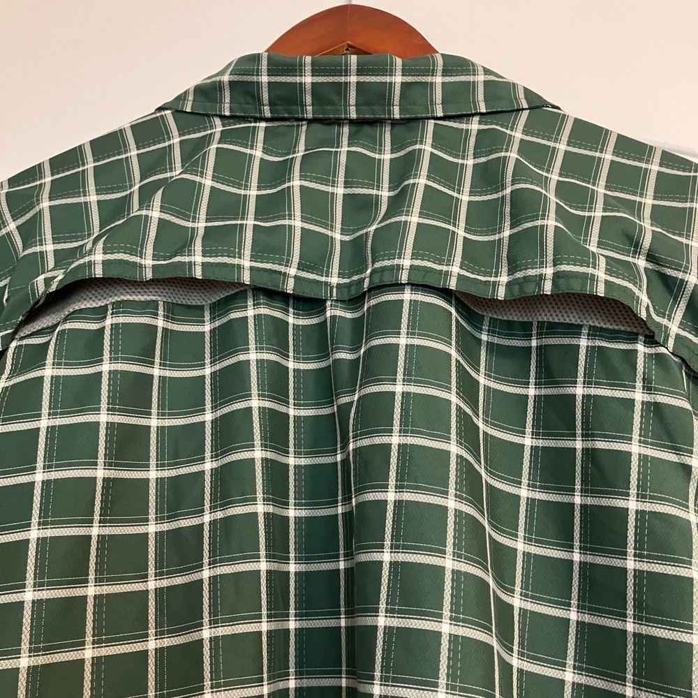 Eddie Bauer Travex Classic Fit Hiking Shirt Green Plaid Button Up
Outdoors 2XL - Picture 7 of 9